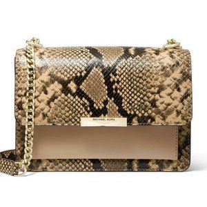 Michael Kors Camel(Tan)/Multi Convertible Leather Shoulder Bag